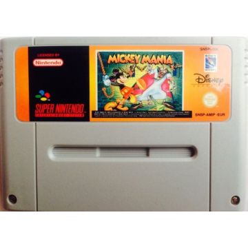 Mickey Mania-Kale Cassette (SNES) Gebruikt
