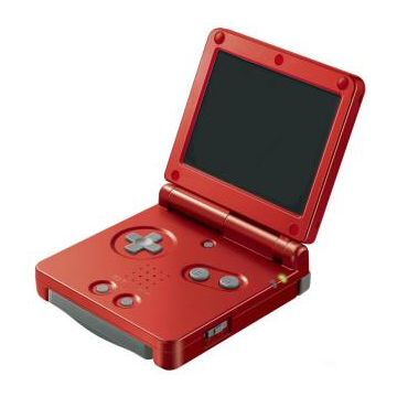 Nintendo Game Boy Advance SP-Rood (GBA) Gebruikt