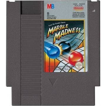 Marble Madness-Kale Cassette (NES) Gebruikt