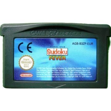 Global Star Sudoku Fever-Kale Cassette (GBA) Gebruikt