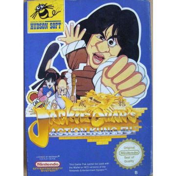 Jackie Chan's Action Kung Fu-Standaard (NES) Gebruikt