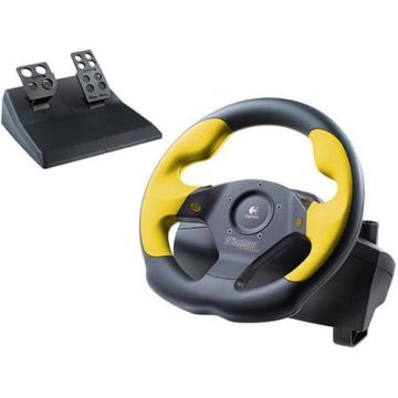 Logitech Wingman Formula GP Wheel + Pedals-Standaard (PC) Gebruikt