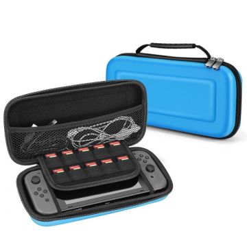 Merkloos Nintendo Switch Carrying Case-Blauw (Switch) Nieuw