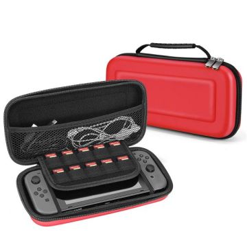 Merkloos Nintendo Switch Carrying Case-Rood (Switch) Gebruikt