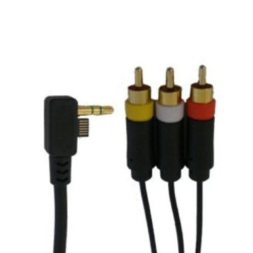 Merkloos 3x RCA Composiet AV Kabel voor PSP Slim&Lite (2000 & 3000)-Standaard (PSP) Nieuw