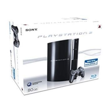 Sony PlayStation 3 Original 80GB-Zwart Boxed Alt. Inlay (PlayStation 3) Gebruikt