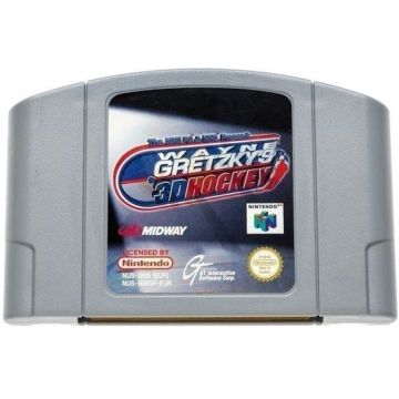 Wayne Gretzky's 3d Hockey '98-Kale Cassette (N64) Gebruikt