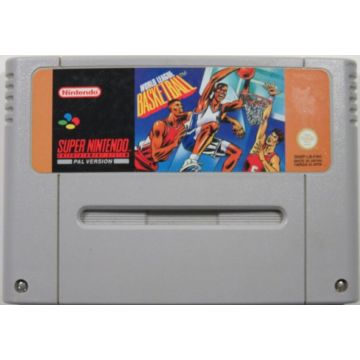 World League Basketball-Kale Cassette (SNES) Gebruikt