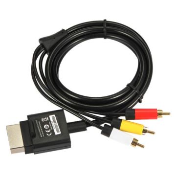 Microsoft Xbox 360 3x RCA Composiet AV Kabel-Slim (Xbox 360) Gebruikt