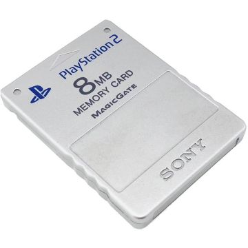 Sony Memory Card 8MB-Zilver (PlayStation 2) Gebruikt