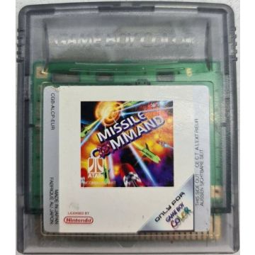 Missile Command-Kale Cassette (GBC) Gebruikt
