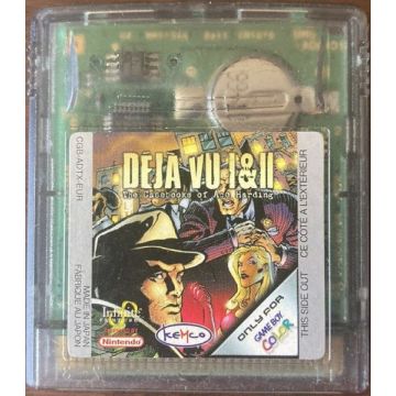 Deja Vu I & II-Kale Cassette (GBC) Gebruikt