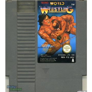 Tecmo World Wrestling-Kale Cassette (NES) Gebruikt