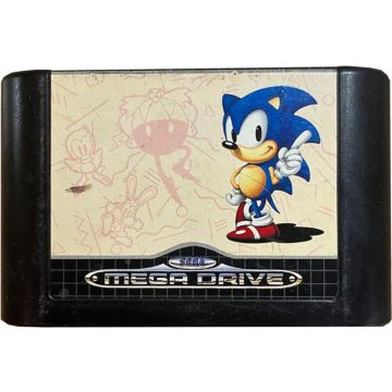 Sonic the Hedgehog-Kale Cassette (Sega Mega Drive) Gebruikt