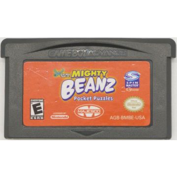 Mighty Beanz Pocket Puzzles-Kale Cassette Amerikaans (GBA) Gebruikt
