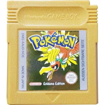 Pokémon Gold Version-Kale Cassette Duits (GBC) Gebruikt