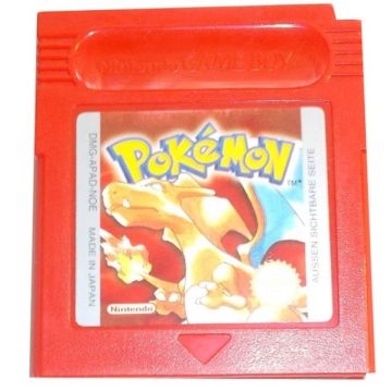 Pokémon Red Version-Kale Cassette Duits (Game Boy) Gebruikt