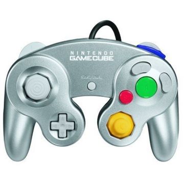 Nintendo GameCube Controller-Zilver (GameCube) Gebruikt