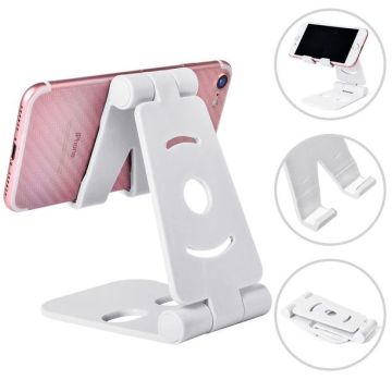 Merkloos Telefoonhouder-Wit (Phones) Nieuw