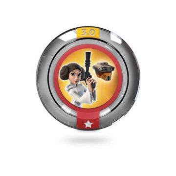Disney Infinity 3.0 Power Disc Star Wars Rise Against the Empire-Princess Leia Boushh Disguise (Diversen) Gebruikt
