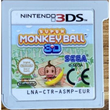 Super Monkey Ball 3D-Kale Cassette (3DS) Gebruikt