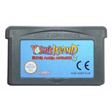 Yoshi's Island Super Mario Advance 3-Kale Cassette (GBA) Gebruikt