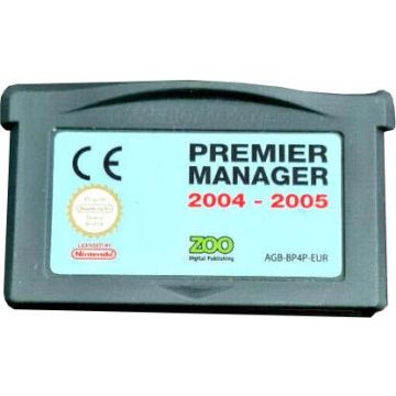 Premier Manager 2004-2005-Kale Cassette (GBA) Gebruikt