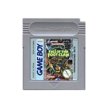 Teenage Mutant Hero Turtles Fall of the Foot Clan-Kale Cassette (Game Boy) Gebruikt