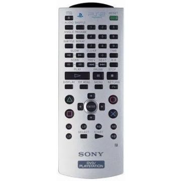 Sony DVD Remote-Zilver (PlayStation 2) Gebruikt