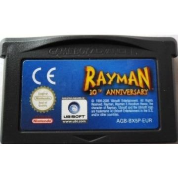 Rayman 10th Anniversary-Kale Cassette (GBA) Gebruikt