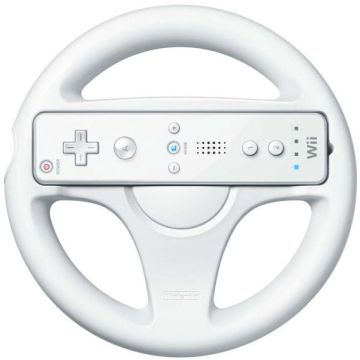 Nintendo Wii Wheel-Wit (Wii) Gebruikt
