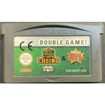 Golden Nugget Casino / Texas Hold 'Em Double Pack-Kale Cassette (GBA) Gebruikt