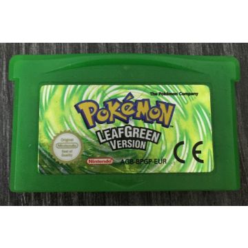 Pokémon LeafGreen Version-Kale Cassette Duits (GBA) Gebruikt