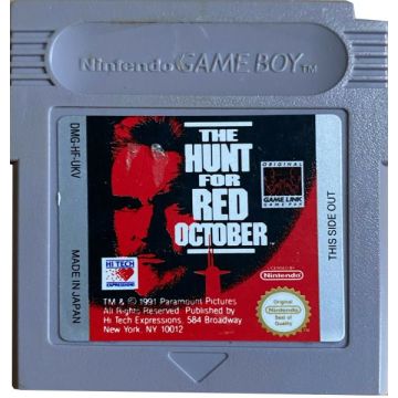 The Hunt for Red October-Kale Cassette Incl. Handleiding Italiaans (Game Boy) Gebruikt