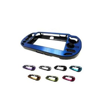 Merkloos Metal Case Blauw-Standaard (PS Vita) Nieuw