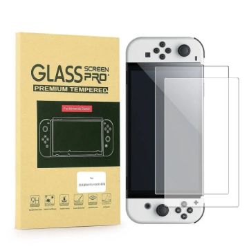 Merkloos Premium Tempered Pro Screen Protector for Switch-OLED (Switch) Nieuw