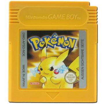Pokémon Yellow Special Pikachu Edition-Kale Cassette Duits (Game Boy) Gebruikt
