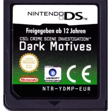 CSI Crime Scene Investigation Dark Motives-Kale Cassette (NDS) Gebruikt