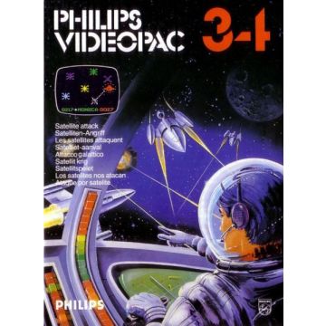 Philips Videopac 34 Satellite Attack-Standaard (Philips Videopac) Gebruikt