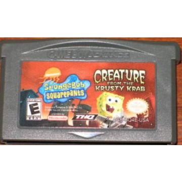 SpongeBob SquarePants Creature from the Krusty Krab-Kale Cassette (GBA) Gebruikt