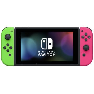Nintendo Switch Console 2019 Upgrade-Groen en Roze Joy-Con (Switch) Gebruikt