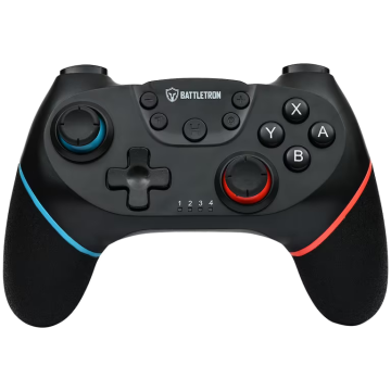 Merkloos Nintendo Switch Wireless Pro Controller-Zwart Blauw / Rood (Switch) Gebruikt