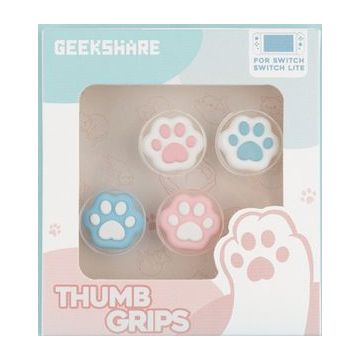 Geekshare Animal Theme Thumb Grip Set for Switch-Cat Paws (Switch) Nieuw