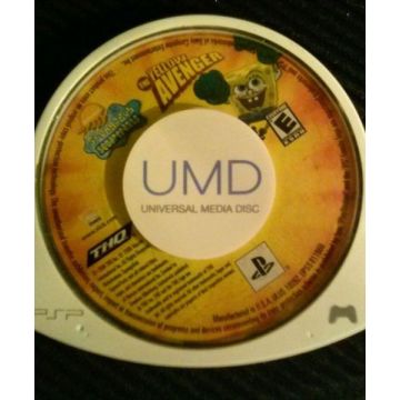Spongebob Squarepants The Yellow Avenger-Kale Cassette (PSP) Gebruikt