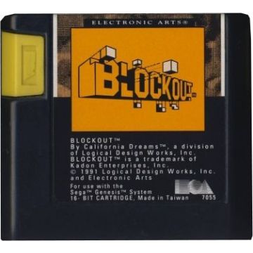 Blockout-Kale Cassette Amerikaans (Sega Mega Drive) Gebruikt