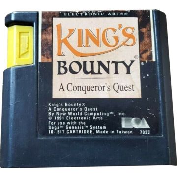 King's Bounty A Conqueror's Quest-Kale Cassette Amerikaans (Sega Mega Drive) Gebruikt