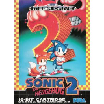 Sonic the Hedgehog 2-Excl. Handleiding (Sega Mega Drive) Gebruikt