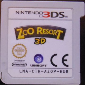 Zoo Resort 3D-Kale Cassette (3DS) Gebruikt