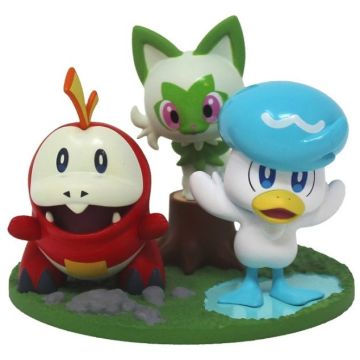 Nintendo Pokémon Scarlet & Violet Statue-Starters 9CM (Diversen) Nieuw