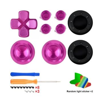 Merkloos DualSense Aluminium Thumbsticks en Knoppen Set-Roze (Diversen) Nieuw
